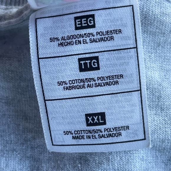 Vintage 911 Shirt Adult 2X XXL Gray Eagle Patriotic Flag Tribute Short Sleeve - Picture 4 of 10